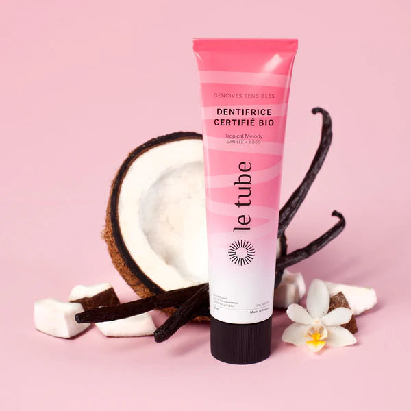 Le tube Tropical Melody - Pasta dentífrica para encías sensibles 75 ml - Dental Boutique Canarias