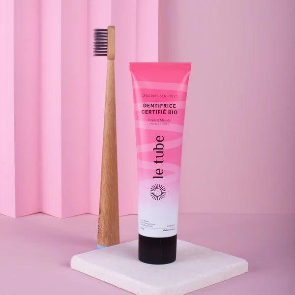 Le tube Tropical Melody - Pasta dentífrica para encías sensibles 75 ml - Dental Boutique Canarias