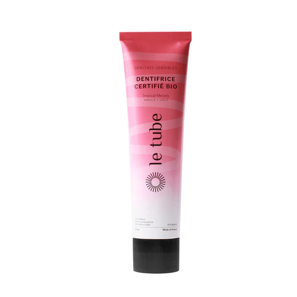 Le tube Tropical Melody - Pasta dentífrica para encías sensibles 75 ml - Dental Boutique Canarias